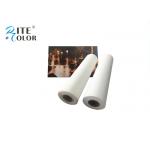 410Gsm Inkjet Cotton Canvas Roll , 20Mil Inkjet Printable Canvas Good Ink Absorbable for sale