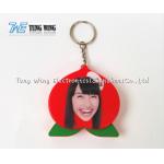 Portable OEM Funny Music Keychain Red Convenient On / Off Function