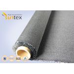 Black 30oz Twill Fire Resistant Fiberglass Fabric For Welding Curtain Cloth for sale