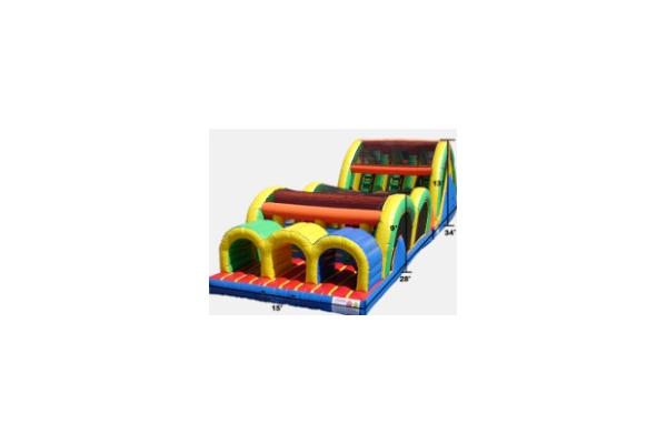 inflatable obstacle course / inflatable tunnel obstacle course for kids play