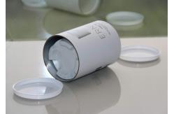 China Custom black Postal Tube Can Plastic Bottom PP Cover with ISO SGS QS supplier