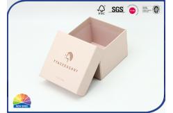 China Biodegradable 2 Pieces Pink Birthday Present Wrapped Paper Box supplier