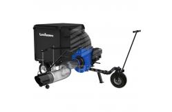China 180 Gallons Capacity Tow Behind Leaf Vacuum Blower Manual Starting supplier