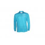 180GSM 100% Polyester Long Sleeve Tee Shirts Sublimation Printing And Embroidery for sale