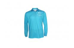 China 180GSM 100% Polyester Long Sleeve Tee Shirts Sublimation Printing And Embroidery supplier