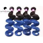 No Shedding 10-30 Inch Double Drawn Hair Extensions , Long Body Wave Human Hair for sale