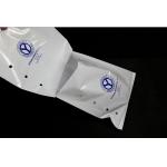 LDPE Plastic Single Side Opening Pre Opened Perforated Bags