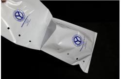 China LDPE Plastic Single Side Opening Pre Opened Perforated Bags supplier