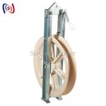 Single Nylon Wheel Conductor Pulley Stringing Blocks For Transmission Line for sale