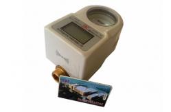 China DN15mm 20mm 25mm RF IC Card Prepaid Smart Water Meter With / Without Valve supplier