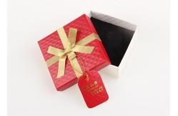 China Red Present Packaing Cardboard Gift Boxes For Watch / Chocolate / Necklace supplier