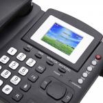 FCC Dual SIM Landline Phone , 2G GSM SIM Landline Phone Back Battery Multi Language for sale