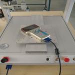 220V Automatic Glue Dispenser 500mm/sec Robotic Glue Dispensing For LED Flood Light for sale