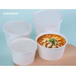 Double PE Lined 1300ml Hot Soup Bowl Disposable Microwavable for sale