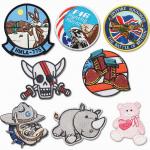 Bag Hat Cute Animal Patches , 3.5'' Self Adhesive Patches For Clothing for sale