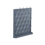 Science Lab Equipment Acid Proof Pegboard Single Face PP Drip Shelf for sale