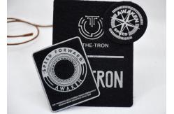 China Black SGS 5cm 3M Reflective Velcro Patch High Frequency Technic supplier