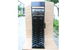 China 575mm Length 700mm Width Tile Sample Display Rack , Ceramic Tile Display Racks Black supplier