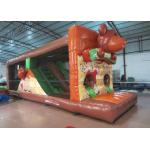 Lovely Obstacle Course Bounce House , Kids Inflatable Obstacle Course 3 X 9x 3m