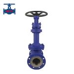 High Temperature and Normal Temperature Bellows Flanged Globe Valve with Manual Actuation