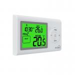 China 230V NTC Digital Programmable Room Gas Boiler Thermostat For Home And Office for sale