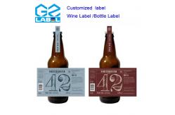 China Self-adhesive Offset Printing Beverage Bottle Label Customizable Design for Packaging supplier