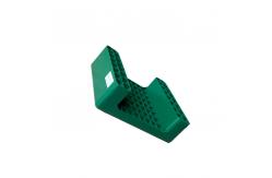 China Green HDPE 450x350 Stackable Plastic Pallet For Warehouse Port supplier