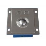 Mini rear panel mount 25mm Trackball Pointing Device with short stroke buttons