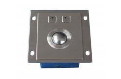China Mini rear panel mount 25mm Trackball Pointing Device with short stroke buttons supplier