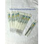 Customized OPP Self Adhesive Plastic Bags Compound Color Card Head Refill for sale