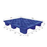 HDPE PP Industrial Plastic Pallets 1000x800 Flow Through for sale