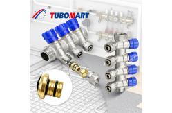 China Brass Pex Pipe Manifold 2 - 12 Port Water Underfloor Heating Manifold supplier