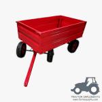 4WCART-  4Wheel 17cubic. Utility Cart Trailers; Doule Axle Atv Trailer; Trailer For Garden Transport;Farm Machinery for sale