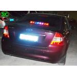 Single Red Color Car LED Sign Display With Meanwell Power Supply , High Defitination Back Of The Car for sale