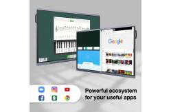 China Android 11 Interactive Flat Panel Display 20 Points Touch For Conference Education supplier