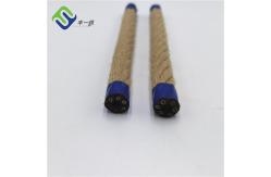 China Hemp Look Combination Wire Rope 16mmx500m Playground Polyester For Swing supplier