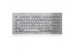 China USB 97 Keys Stainless Steel Keyboard With Integrated Numeric Keypad supplier