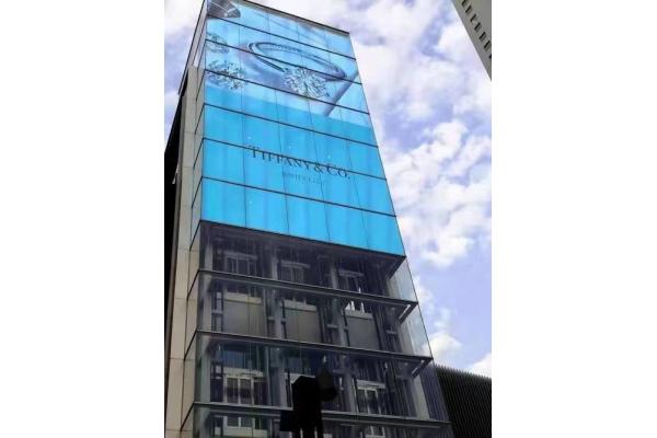 Adjustable LED Glass Curtain Wall System Vertical / Horizontal Installation