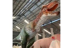China Theme Park  Realistic Animatronic Dinosaur T Rex With Movement / Sound Customization supplier