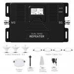 70dB Gain 2G 3G 4G Repeater Amplifier Band5 Band2 850MHz 1900MHz for sale