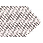 Mesh Rigid Architectural Fabrication Decorative Wire Mesh In Copper Round Wire for sale