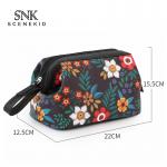 Wholesale Waterproof Vintage Floral Printed Cosmetic Bag Travel for sale