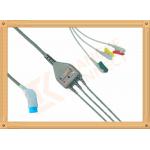 8 Pin Nihon Kohden Ecg Cable / 3 Lead Ecg Cable Grabber IEC for sale