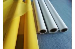 China White / Yellow 110 Monofilament Polyester Mesh Plain Weave 30-70m / Roll supplier