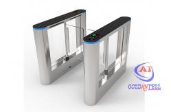 China Intelligent QR Code Reader Barrier Swing Gate Face Scanner Pedestrian Channel Barrier supplier