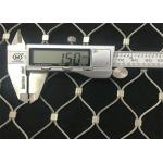 1.5mm Cable Diameter SS316 Ferrule Type Wire Rope Mesh For Stairs Protection for sale