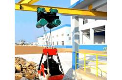 China Variable Speed Single Girder Wireless Remote Control Bridge Crane With Bucket supplier