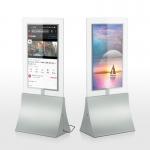 2.5cm Thick Double Screen LCD Advertising Display For Banking Ultra Thin for sale