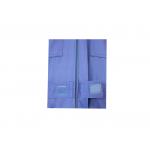 320GSM Twill 3/1 Blue Welding Work Coverall Fire Retardant Anti Static