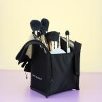 Wear Resistant Polyester Fabric Cosmetic Brush Bag For Travel for sale